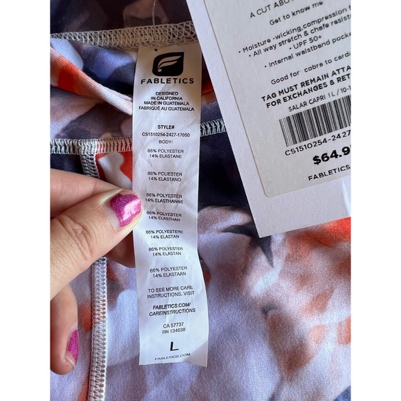 Fabletics Salar Capri L 10-12 - Picture 3 of 3